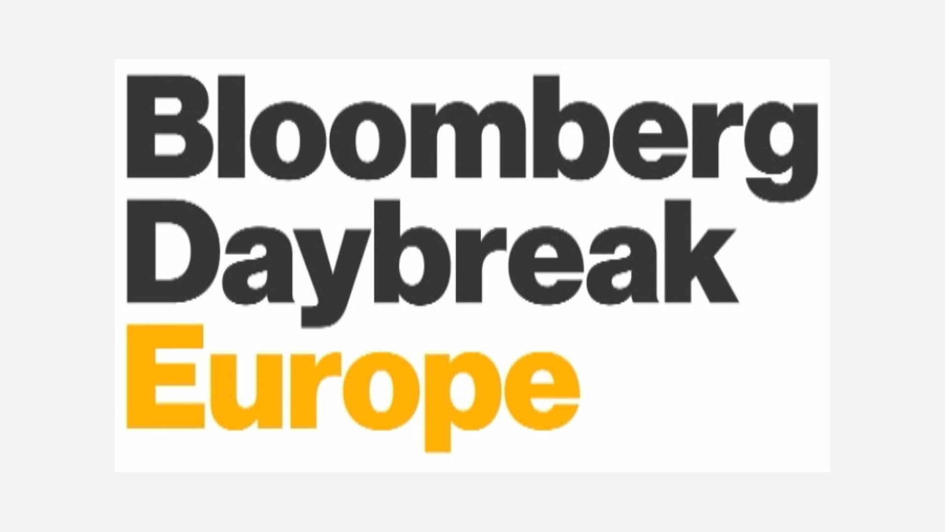 Bloomberg Daybreak Europe - Women On Boards